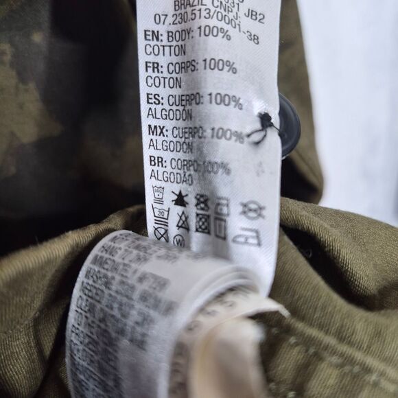 Quiksilver Olive Camo Shirt Jacket Size Medium - Picture 7 of 10